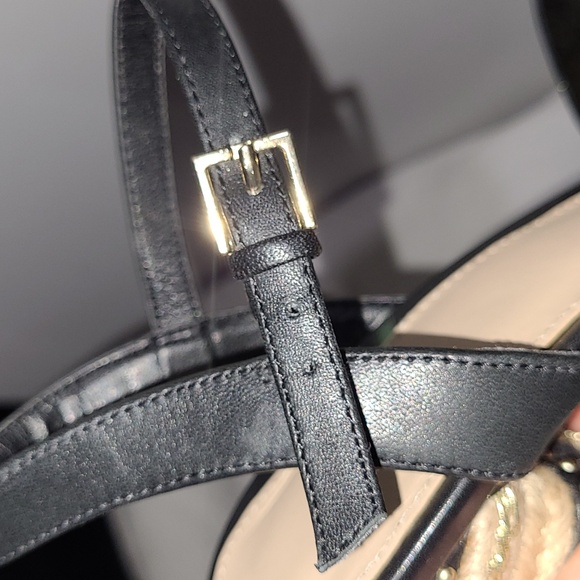 ALDO size 7.5 Black Women's Strappy Heels - Picture 11 of 13